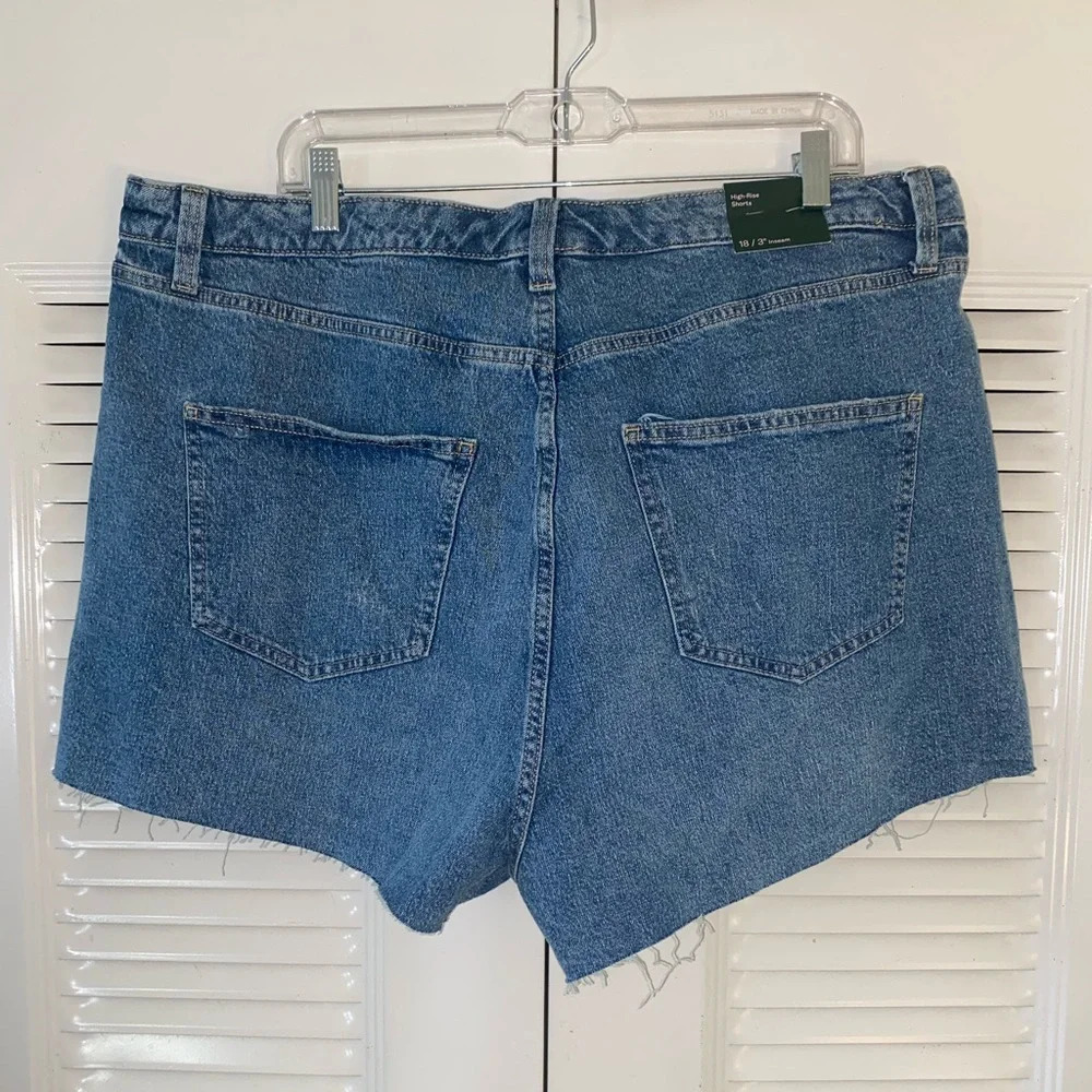 Wild Fable Super High Rise Jean Cutoff Shorts - Picture 4 of 4
